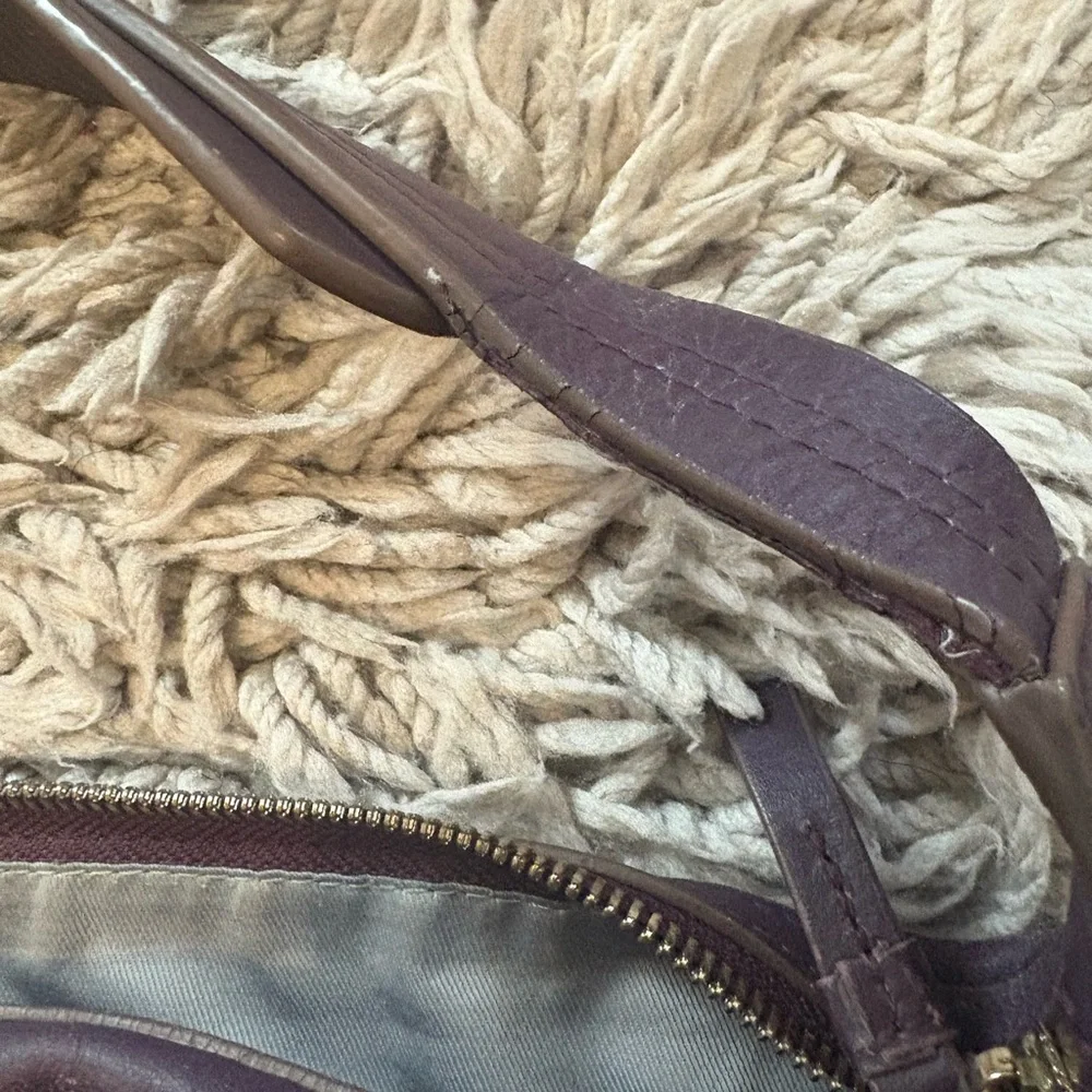 $595 Rare Le Tanneur Leather Shoulder Bag - Picture 5 of 9